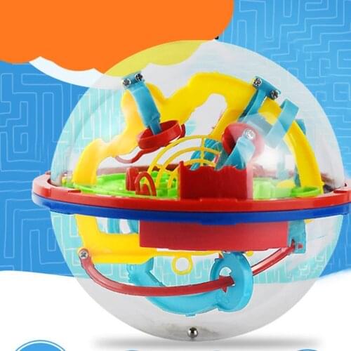 Hot 3D Puzzle Funny Maze Ball 299 Level Magical Intellect Marble Puzzle Game IQ Balance Educational Toys For Kids Adult Ball Toy