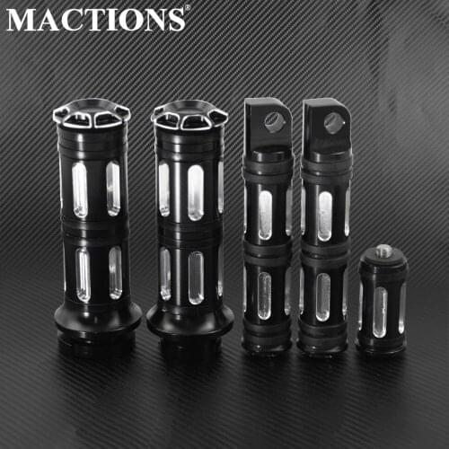 Motorcycle Footpegs Footrest Pedal+Hand Grips+CNC Shifter Peg Billet Aluminum For Harley Sportster Touring Dyna Softail Custom