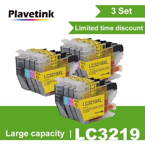 Plavetink 3set LC 3219XL Compatible Ink Cartridge For Brother LC3219 XL MFC-J5330DW MFC-J5335DW MFC-J5730DW MFC-J5930DW Printers