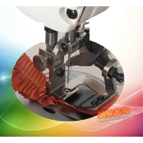 Industrial Sewing Machine Parts Pleating Device Wrinkles Presser Foot