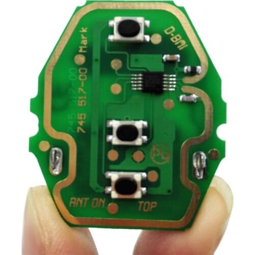 1pcs 3 Button 315/433MHZ Remote Car Key Board For BMW X3 X5 E38 E39 E46 Track EWS System