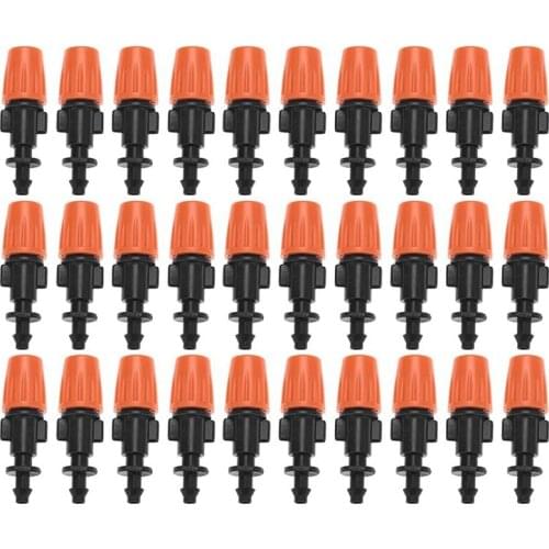 50 Pcs Drip Irrigation Spray Nozzle, Water Spray Nozzle, Adjustable In 2 Modes: Water Mist And Water Column