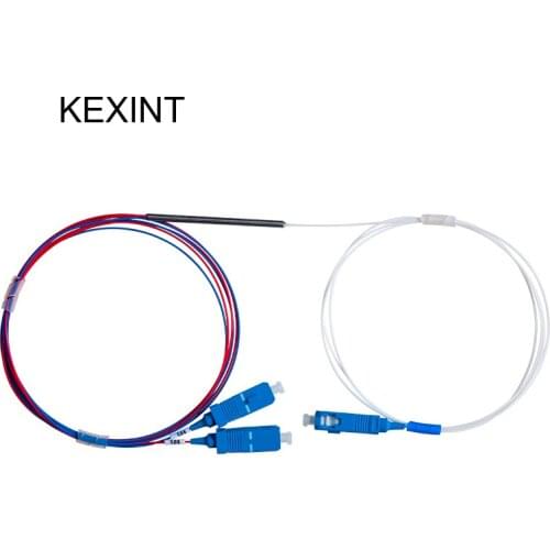 Network couplers fiber optical FBT Coupler 50/50 with connector fiber optic cable coupler sc/upc-10 PCS