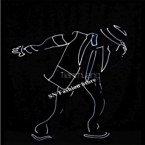 TC161-1 Programmable led robot costumes ballroom dancer group stage show wears cloth dj dress MJ bar performance catwalk party