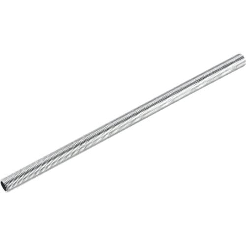 Uxcell Lamp Pipe 1/8IP All Thread 19cm Long Extension Rod Coupling Connector 10 Pcs