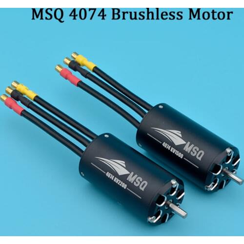 High Speed Good Quality MSQ 4074 Brushless Motor 1500KV 2200KV Brushless Motor 4 Poles For RC Marine Boats