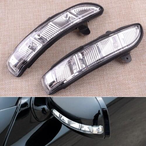 1 Pair Side Door Wing Rearview Mirror LED Turn Signal Light Fit for Benz CL W216 CLS W219 S W221 E Class W211 2198200621