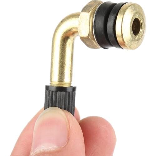 2Pcs Motorcycle Car 90 Degree Angle Adaptor Tyre Valve Extension Adapter CNC Aluminum for Universal Cars Moto Bike