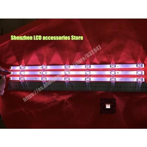 3piece/lot FOR BACKLIGHT STRIP LG 32LB585B 32" LED TV LC320DUE (FG) (A4) 6916L-197A 2piece A + 1piece B 59CM