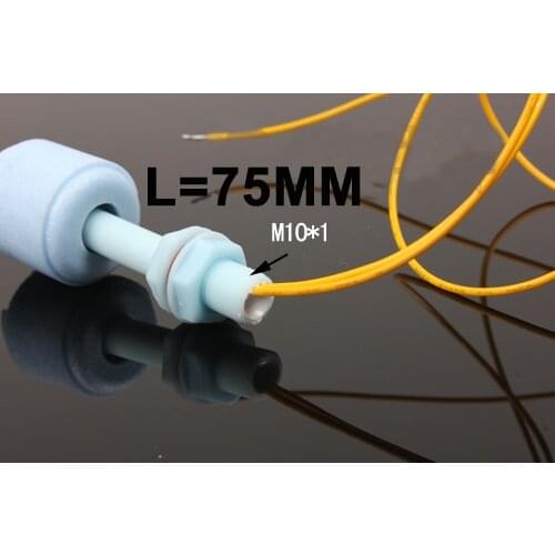 Free Shipping 30pcs 75mm Water Level Switch Liquid Level Sensor Liquid PP Plastic Ball Float Switch Quality water level sensor