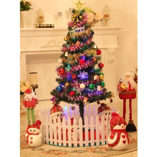 GY Christmas Decorative Ornaments Small Christmas Tree Imitative Tree Package Home Ornaments Mini 1.5 M 1.8 M Luminous