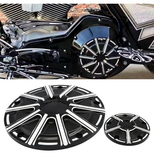 Motorcycle Derby Timing Timer Cover 5 holes Engine Cover For Harley Touring Road King Electra Glide Street Glide Softail Dyna