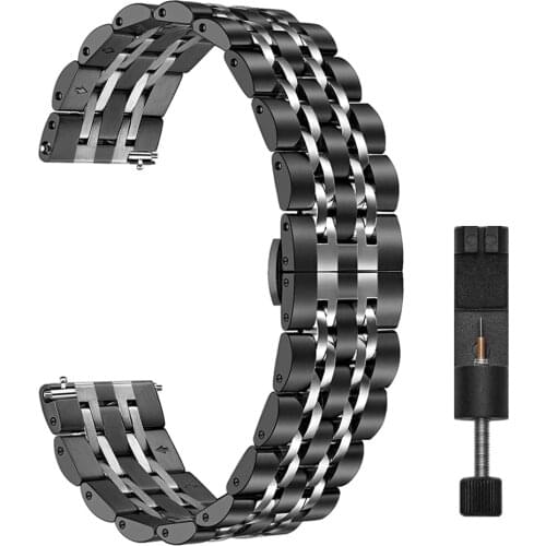 20mm 22mm Metal Watchband for Samsung Galaxy Watch4 Classic 46mm 42mm Band/Galaxy Watch 4 44mm 40mm Strap/Galaxy Watch3 Bracelet