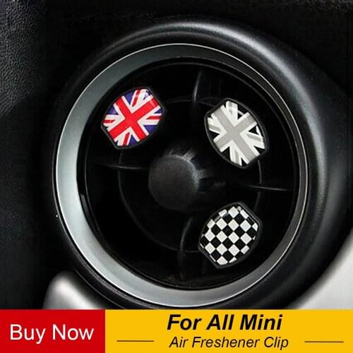 Union Jack Air Freshener Car Air Vent Clip Perfume For Mini Cooper JCW One S + Clubman Countryman Paceman Hatchback Car Styling