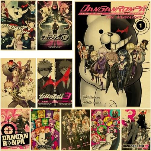 Gmae Poster Danganronpa Anime Posters Canvas Painting Wall Decor Wall Art Picture for Living Room Decor Home Decor