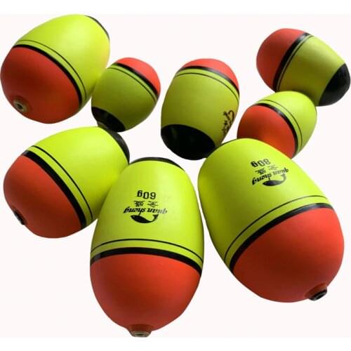 1pc Floating 10g-100g Foam Fishing Float Buoyancy EVA Elastic Boya Fishing Float Beach Fishing Bobber Flotador Peche Boia Tackle