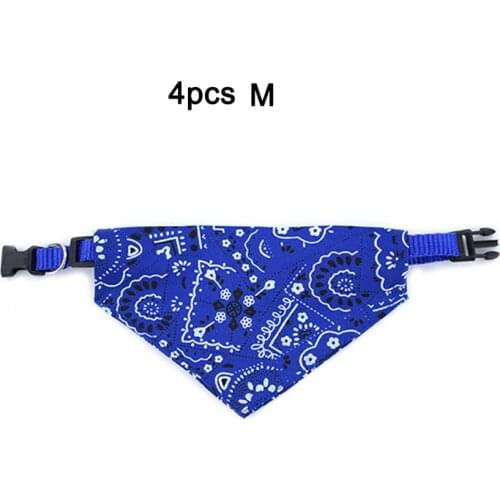 S/M/L Adjustable Pet Saliva Towel Dog Puppy Cat Neck Scarf Bandana Collar Triangle Bib Scarf Neckerchief Cat Kitty Neck Ornament