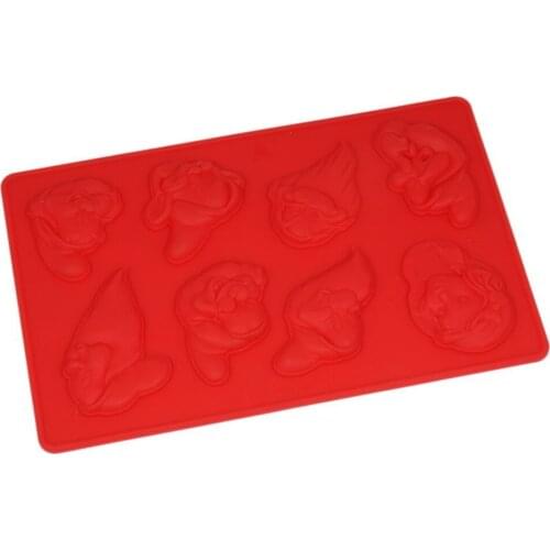 Silicone Mold Silicone Ice Tray Chocolate Mold Fondant Mold Chocolate Mould Handmade Soap Moulds Disney Characters Snow White Moment