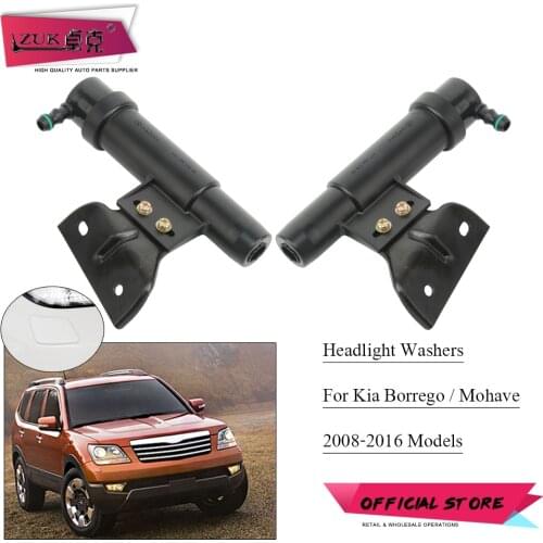 ZUK Headlight Head Light Washer Nozzle Spray Jet Actuator For KIA Borrego Mohave 2008 2009 2010 2011 2012 2013 2014 2015 2016
