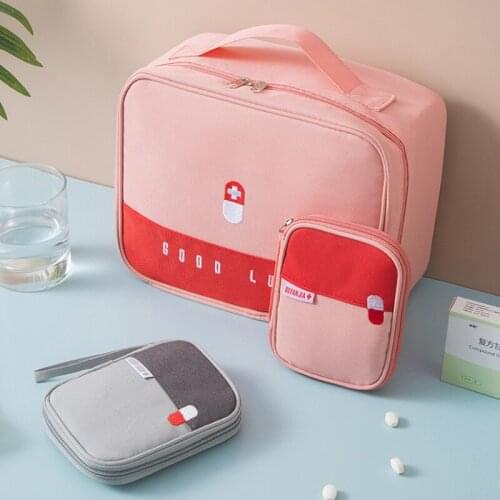 Large-Capacity Thickened Medicine Box Layered Family First Aid Kit Medicine Boxes Medicine Cabinet Portable Fabric Storage Bag