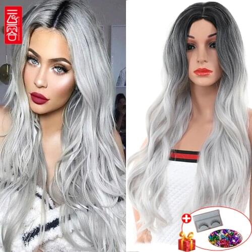YUNRONG Long Synthetic Wigs
