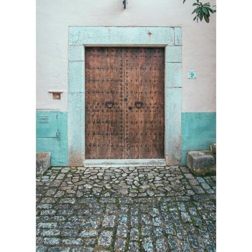 Iron Gate Stone Floor Vinyl Photo Background Scenic Computer Printed Photography Backdrops Photocall Photo for Camera Photo