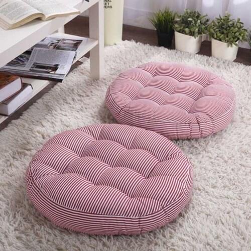 1 Round Thick Seat Cushion Hassock Chair Cushion Futon Household Floor Mat