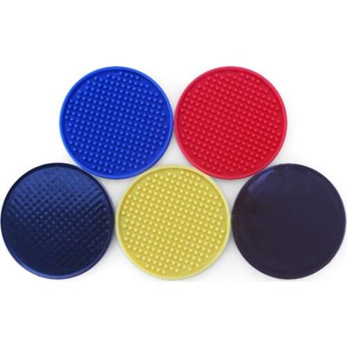 10cm Rounded Rubber Table Cup Mat Kitchen Pvc Mat Pad For Bar Cocktail Barware