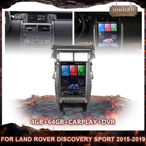 2 din PX6 DVD Player GPS Navigation Car Radio For Land Rover Discovery Sport 2015-2019 Auto Stereo Multimedia Player Head unit