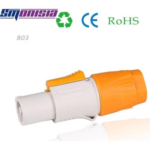 Smonisia 5pcs LED Waterproof Power Socket Stage Light Beam Aviation Plug Display Screen Power Connector