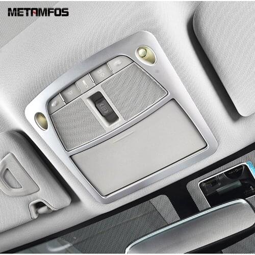 Accessories Interior For Nissan Murano 2015-2017 2018 ABS Matte Front Back Reading Light Cover Molding Trim Frame Car Styling