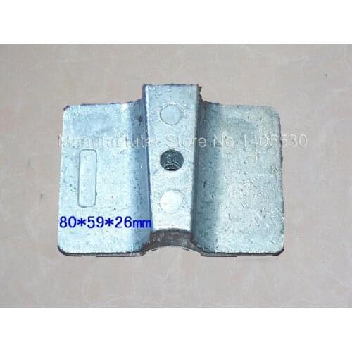 Free shipping Outboard parts anode block for Yamaha marine 2-stroke 4-stroke 9.9--15 HP corrosion protection