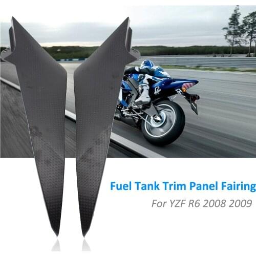 Carbon Fiber Tank Side Cover Panel Fairing Carbon Fiber Tank Side Cover Panel Fairing For Yamaha YZF R6 2008 2009 2010 2011 2012
