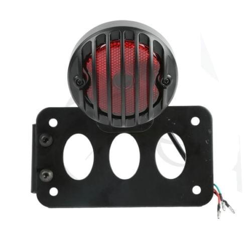 Side Mount Tail light License Plate Bracket For Harley Davison Bobber Chopper
