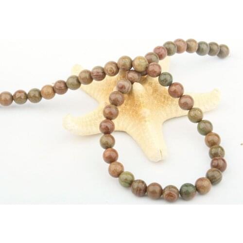 New Round Natural Stone Beads Jades Stones Loose Stone Bead For Bracelet Necklace Jewelry Making DIY Size 4mm/6mm/8mm/10mm/12mm