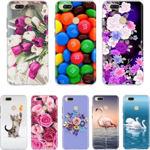 For Xiaomi Mi A1 Case Silicon Cover Soft Silicone Cute Cartoon TPU Back Cover For Xiaomi MiA1 Mi 5X Xiao Mi A1 Cases Phone Coque
