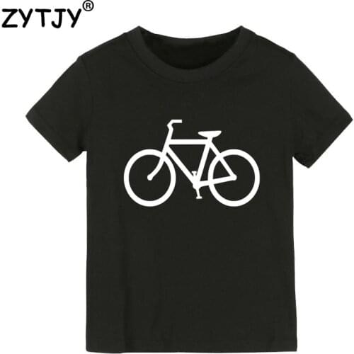 Bicycle bike Print Kids tshirt Boy Girl t shirt For Children Toddler Clothes Funny Top Tees Drop Ship Y-60