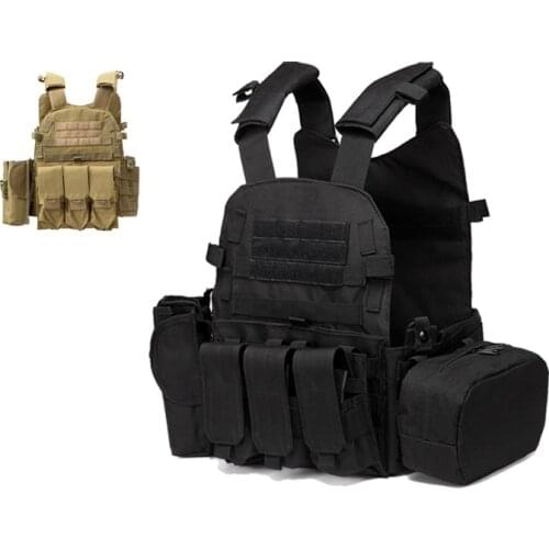 Mens CS Protective Paintball Military 6094 Training Equipment Hunting Airsoft Accessories Molle Adjustable Tactical Vest