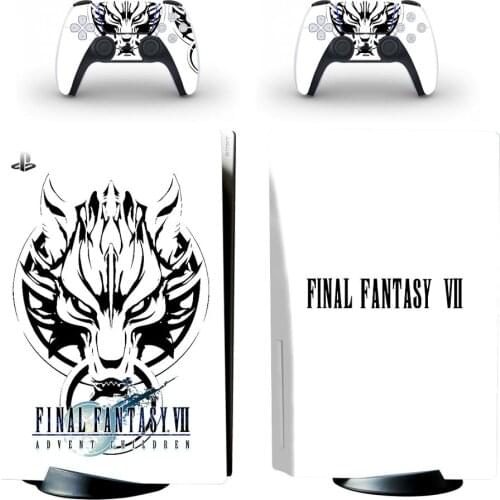 Final Fantasy PS5 Standard Disc Edition Skin Sticker Decal Cover for PlayStation 5 Console & Controller PS5 Skin Sticker Vinyl