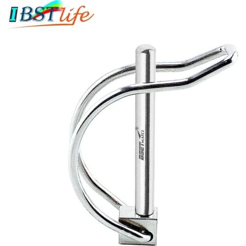 Stainless Steel 316 Quick Lock Release Trailer Towing Coupler Safety Pin Bicycle Stroller Cargo Boat stage leg Hitch Hook Clip