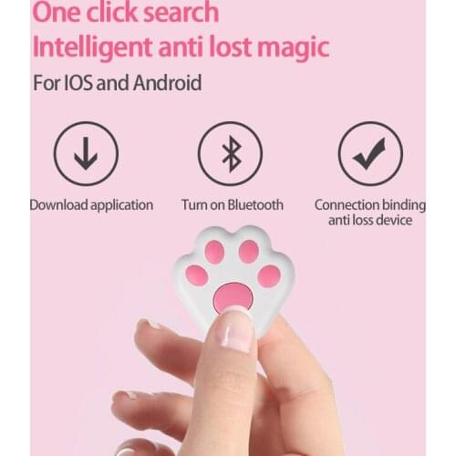 New Hot Mini Anti Lost Alarm Wallet Key Finder Smart Tag Bluetooth-compatible Tracer GPS Locator Keychain Pet Dog Child Tracker