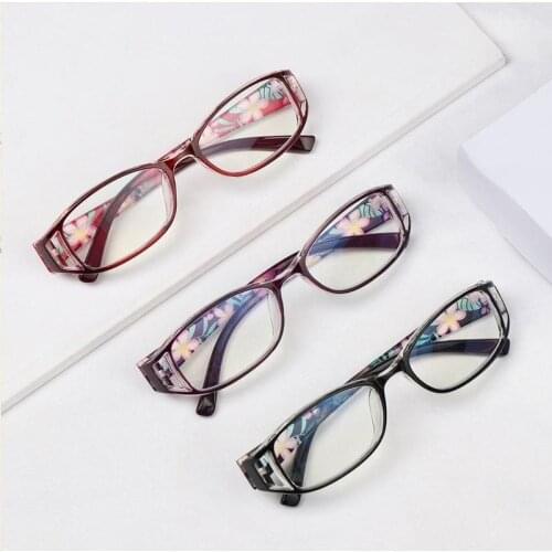 2022 New Printing Anti-Blue Light Women Folding Reading Glasses Men Computer Presbyopia Glasses 1.0 1.5 2.0 2.5 3.0 3.5 4.0