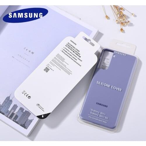 S21/S21 Ultra/S21 Plus Liquid Silicone Back Case Original Samsung Smooth Touch Mobile Phone Cover Protection Shockproof Shell