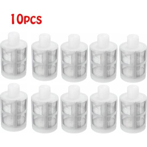 10pcs Stainless Steel Plastic Mesh Filters Used With Silicone Siphon For Home Beer Brewing
