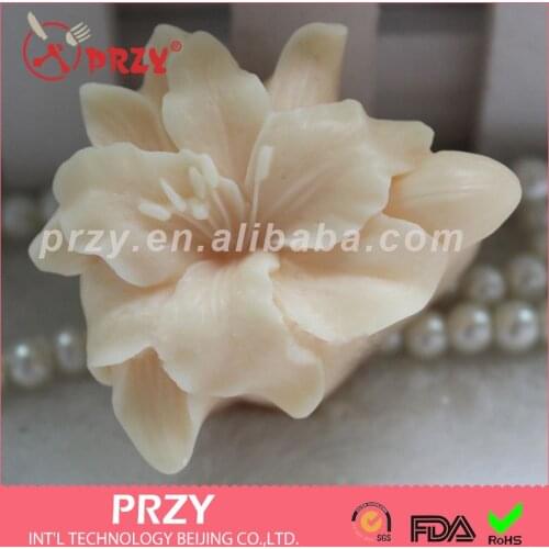DIY lily Silicone soap mold handmade soap mold chocolate mold soap mold