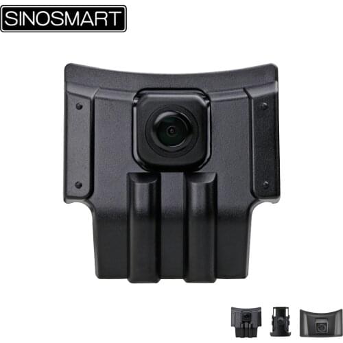 SINOSMART High Quality Car Front View Parking Special Camera for Toyota Prado 2010 2014 2018 Installation Under Car Logo