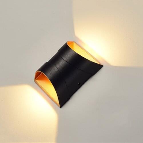 LED Wall Light Outdoor Waterproof Modern Nordic Style Indoor Wall Lamps Living Room Porch Garden Lamp 6W AC85-265V