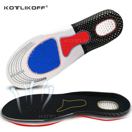 Unisex Sport Running Insoles For Shoes Orthotic Arch Support Flat Feet Pad Sport Basketball Gel Insert Shock Absorption Cushion