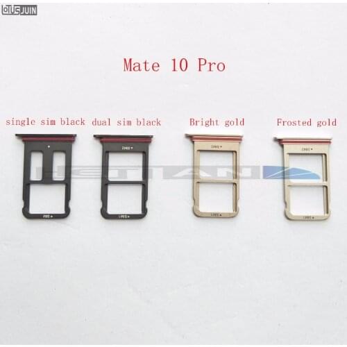 1pcs Sim Card Slot Tray Card Holder For Huawei Mate 10 Pro SIM Holder Slot Tray Container parts