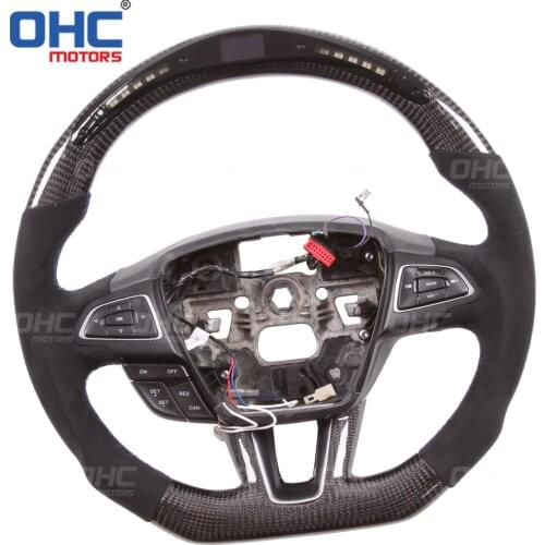 100% Real Carbon Fiber LED Steering Wheel for Focus RS MK3
